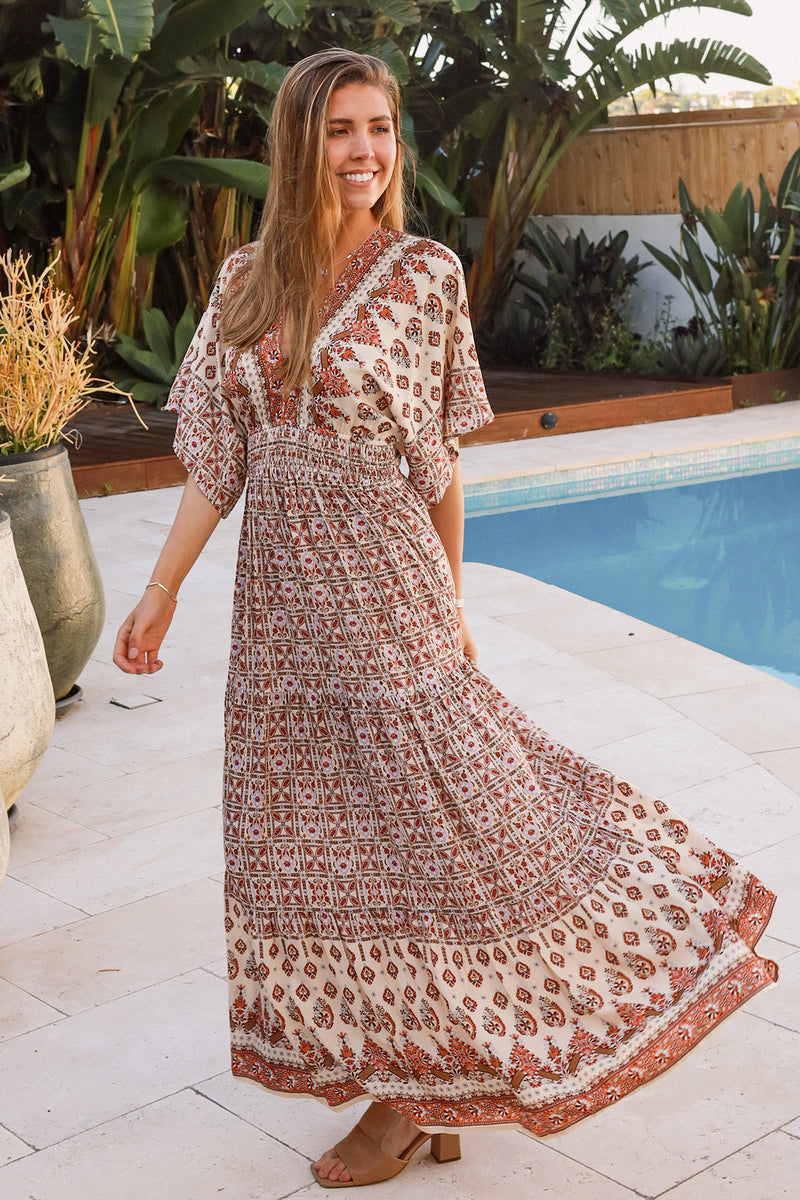 Tori V-Neck Maxi Dress