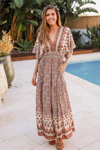 Tori V-Neck Maxi Dress